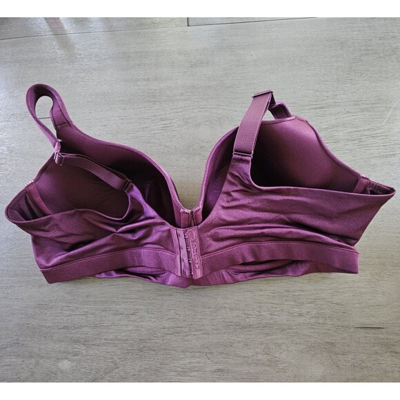 Lane Bryant Cacique Bra Lightly Lined Balconette Purple 52DD - Picture 7 of 7